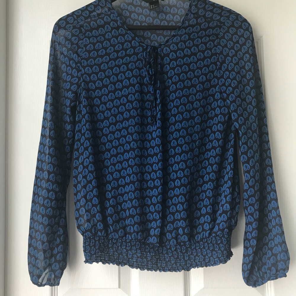 🛍SALE H&M sheer blouse